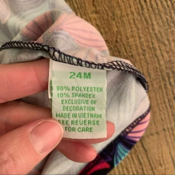 Peanut And Ollie Pink And Blue Tank Dress - 24M - Picture 7 of 7